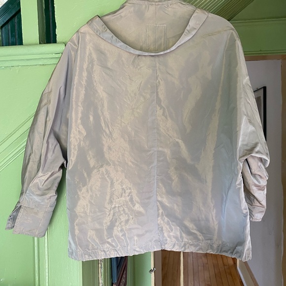 Y2k Hussein Chalayan Futuristic archival bag zip gray jacket asymmetrical - Picture 11 of 11